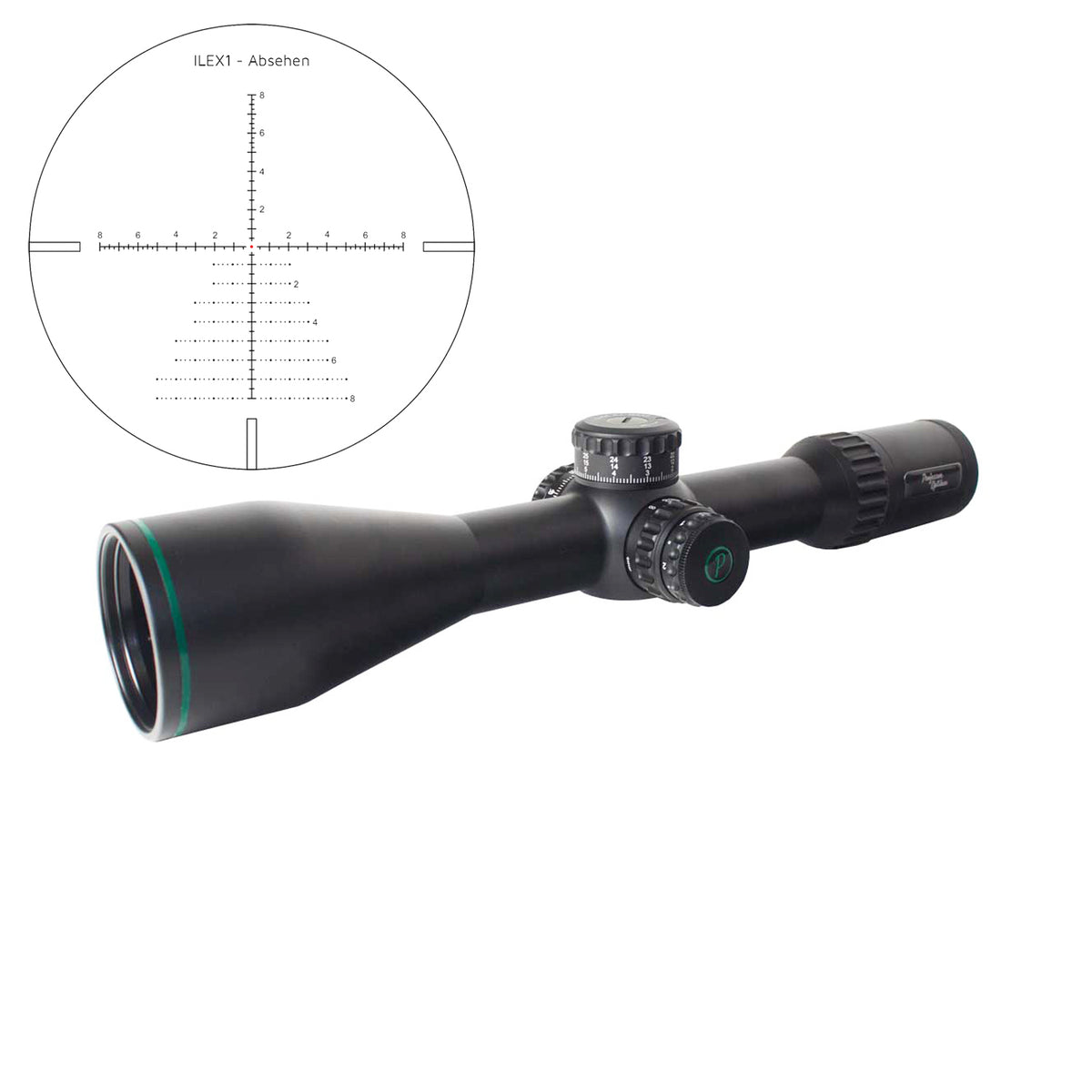 Professor Optiken Müritz - 4-24x56 HD FFP, 34mm Tubus, ILEX 1 Absehen