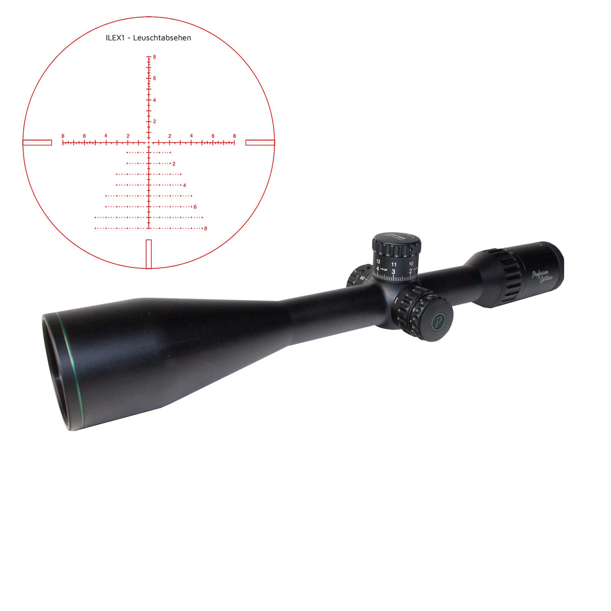 Professor Optiken Müritz - 5-30x56 HD SFP V2, ILEX 1 Leuchtabsehen