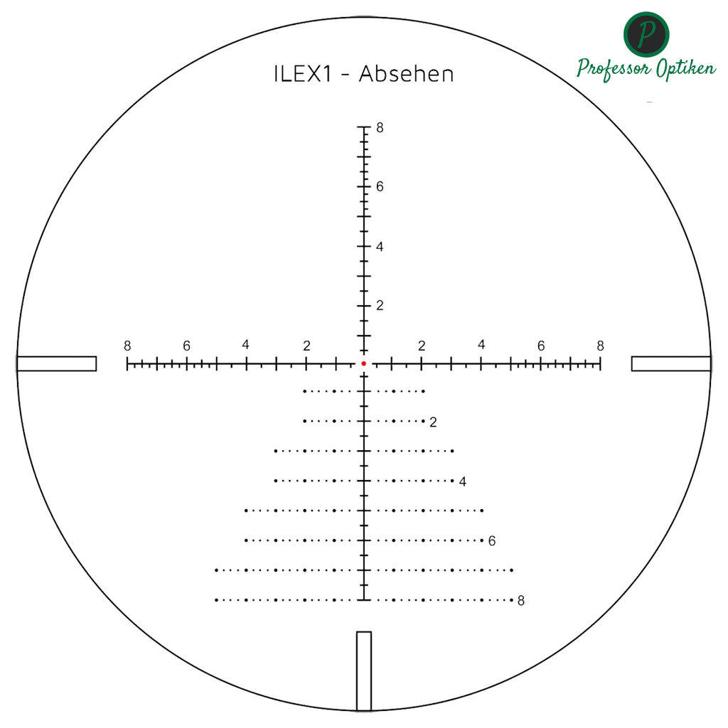 Professor Optiken Müritz - 4-24x56 HD FFP, 34mm Tubus, ILEX 1 Absehen