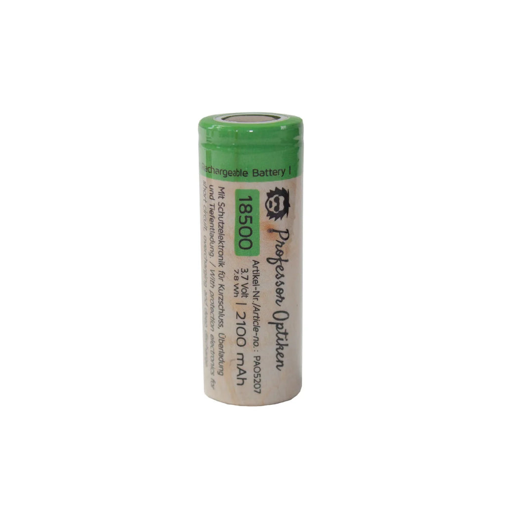 Lithium-Ionen-Akku - Typ: 18500, 3,7 Volt mit 2100 mAh