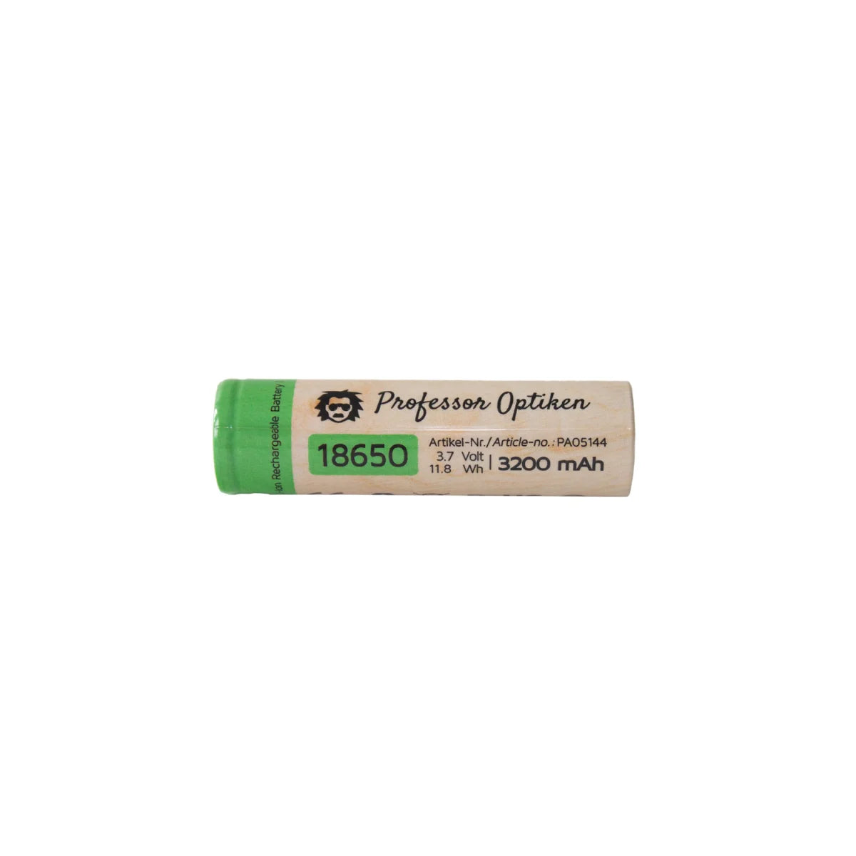 Lithium-Ionen-Akku - Typ: 18650, 3,7 Volt mit 3200 mAh