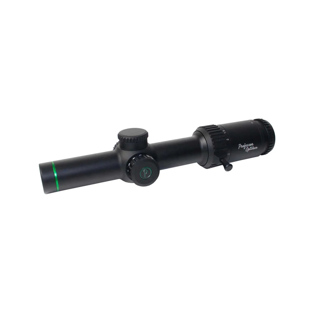 Professor Optiken Staffelsee - 1-10x24 LD V2, Leuchtfaser-Absehen 4 (kurze Bauform)