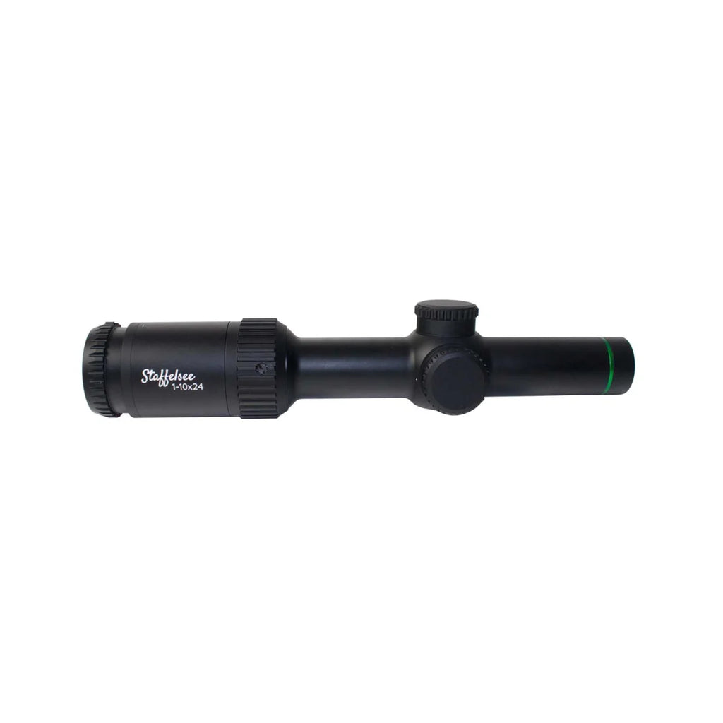 Professor Optiken Staffelsee - 1-10x24 LD V2, Leuchtfaser-Absehen 4 (kurze Bauform)